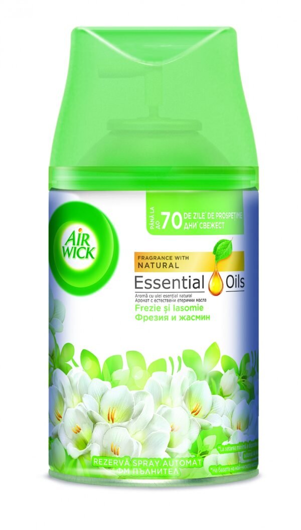 Air Wick Freshmatic rezervă odorizant de cameră, Frezie și Iasomie, 250 ml