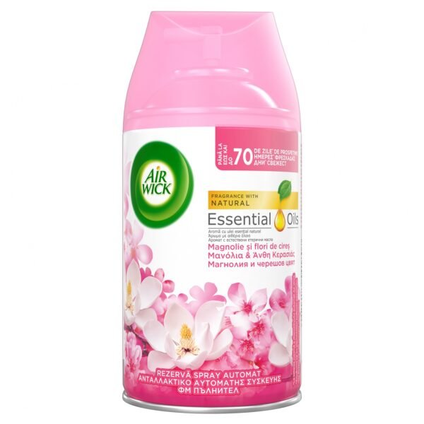Air Wick Freshmatic rezervă odorizant de cameră, Magnolie și Flori de cireș, 250 ml