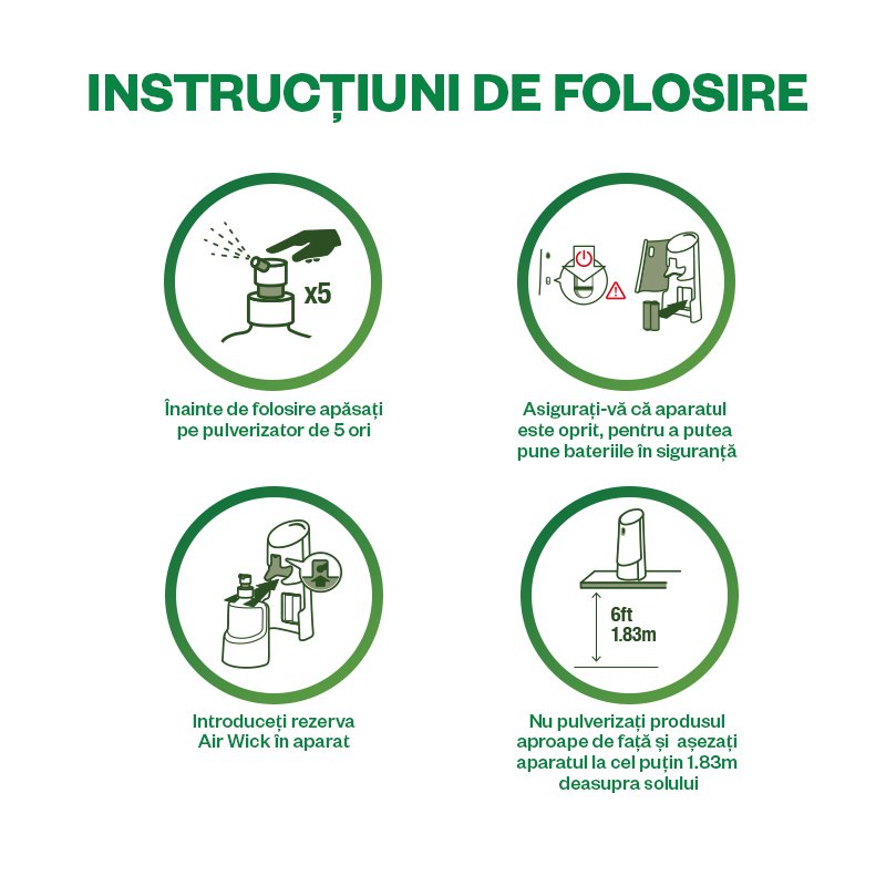 Odorizant de cameră kit spray automat fără aerosoli Air Wick, Buchet de Iasomie, 228 ml – imagine 6