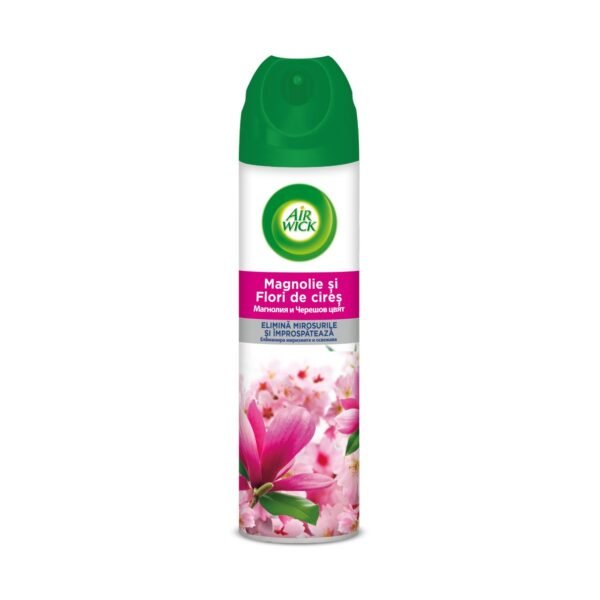 Odorizant de cameră spray Air Wick, Magnolie & Flori de Cireș, 300 ml