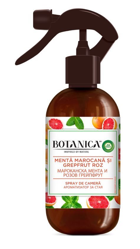 Spray de cameră Mentă din Maroc și Grapefrut Roz Botanica de la Air Wick, 236 ml